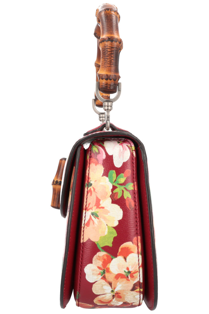 GUCCI Bamboo 1947 Top Handle Bag Floral 
