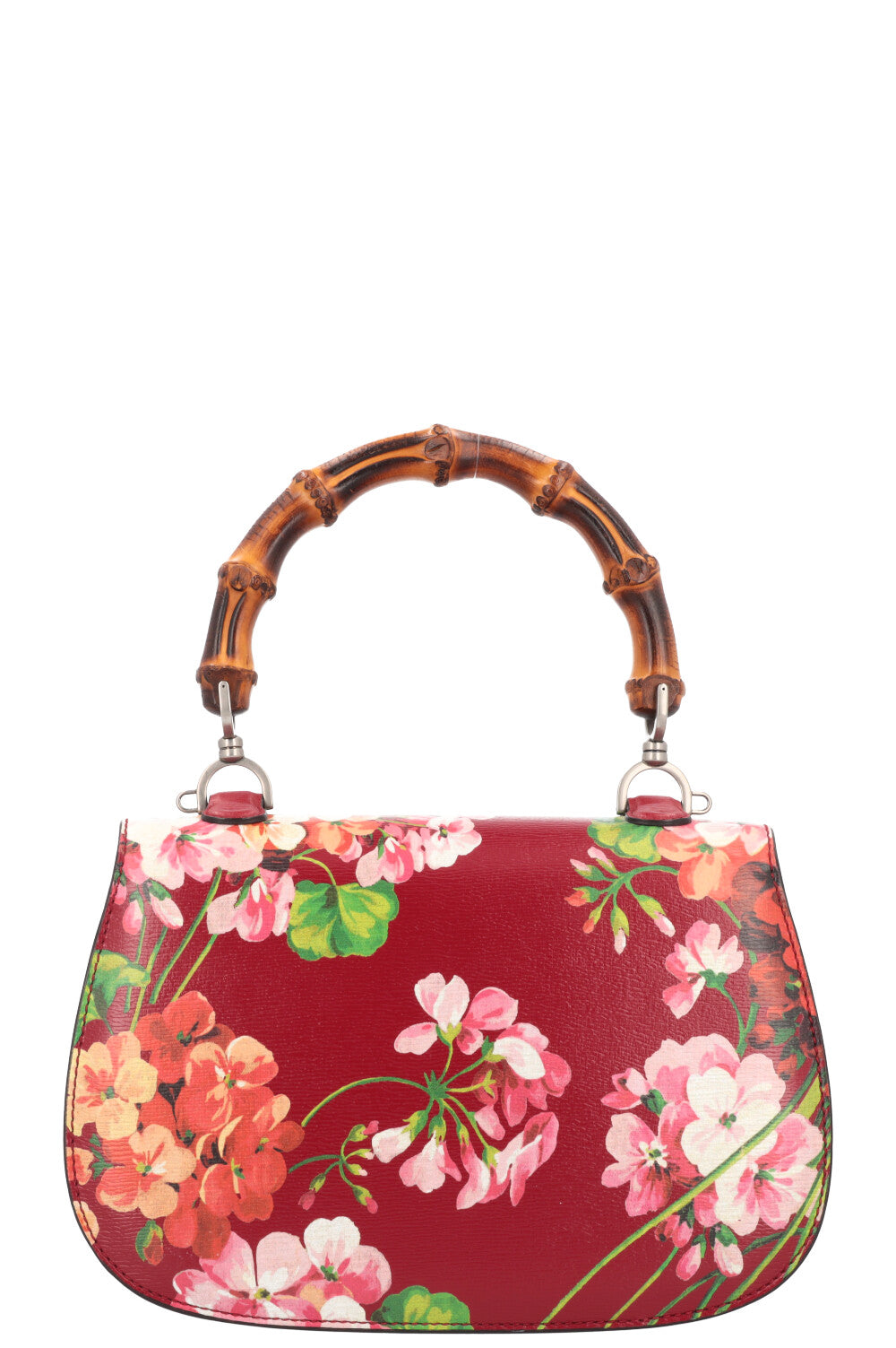 GUCCI Bamboo 1947 Top Handle Bag Floral 