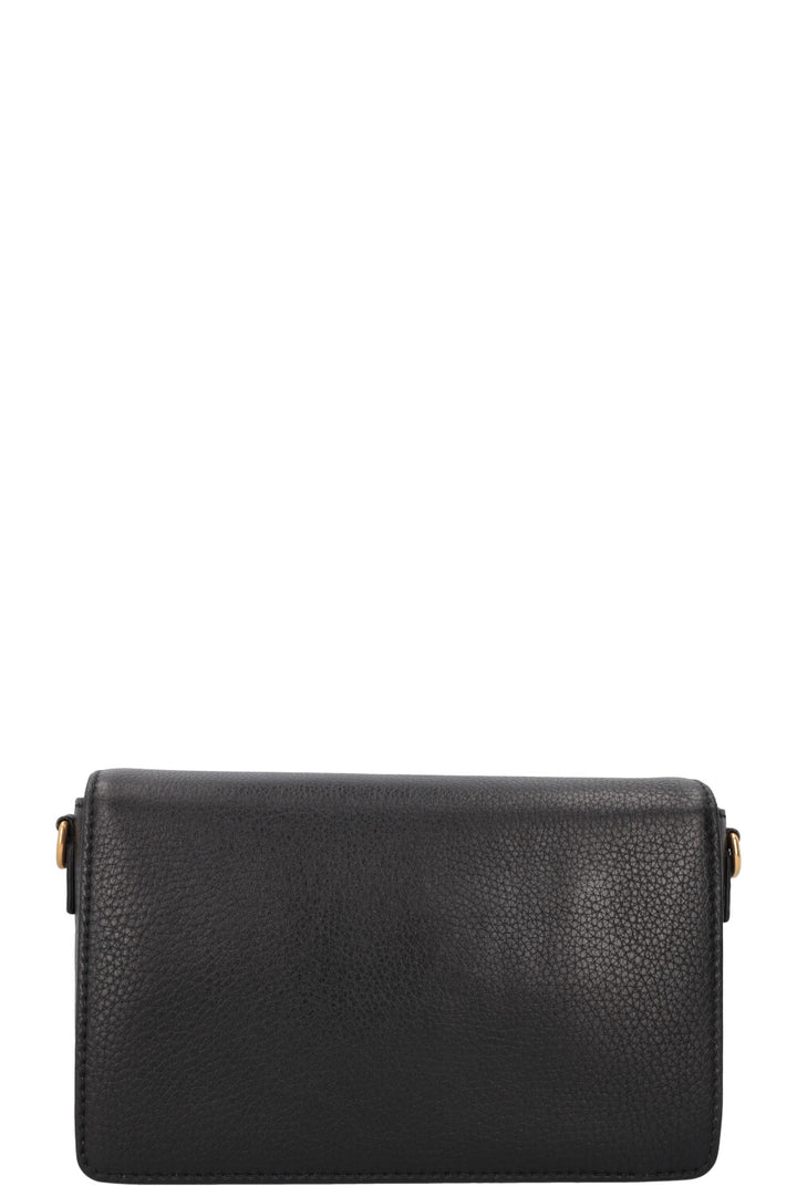 CHRISTIAN DIOR Dio(R)evolution Clutch Bag Leather Black