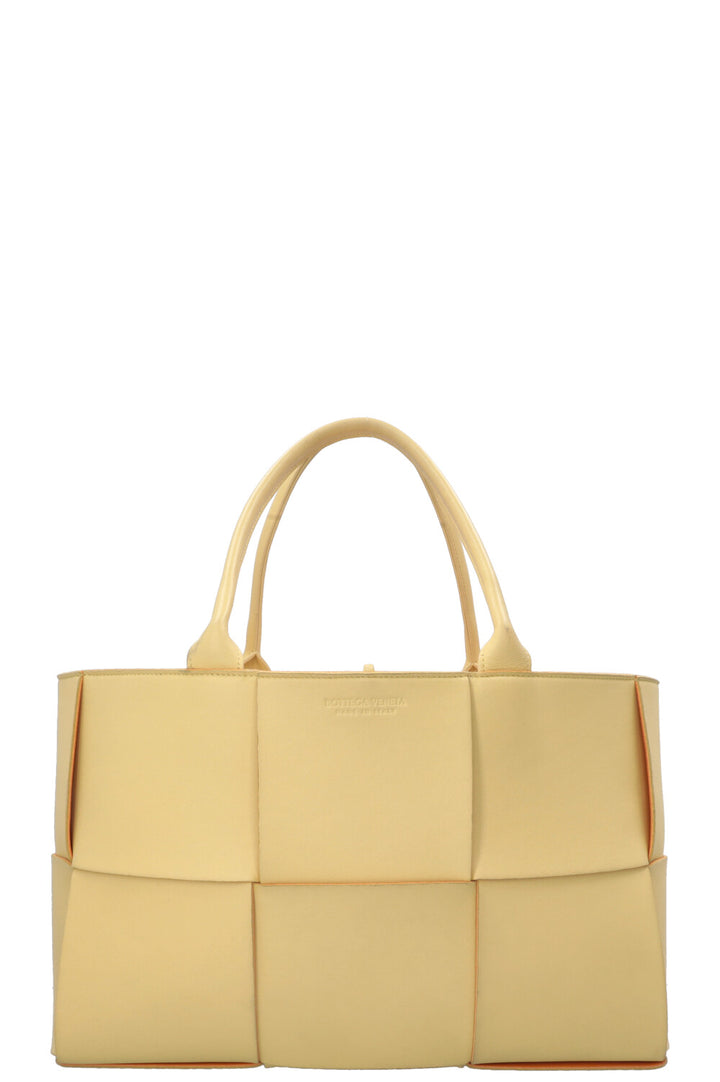 BOTTEGA VENETA Sac cabas Arco moyen jaune