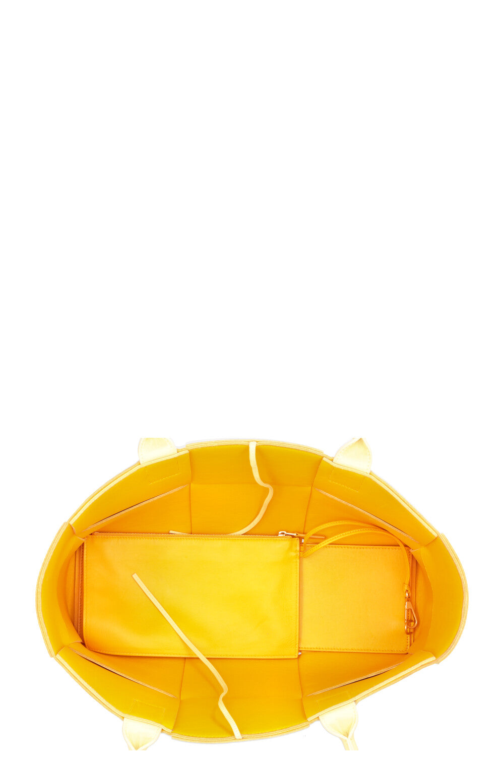 BOTTEGA VENETA Sac cabas Arco moyen jaune