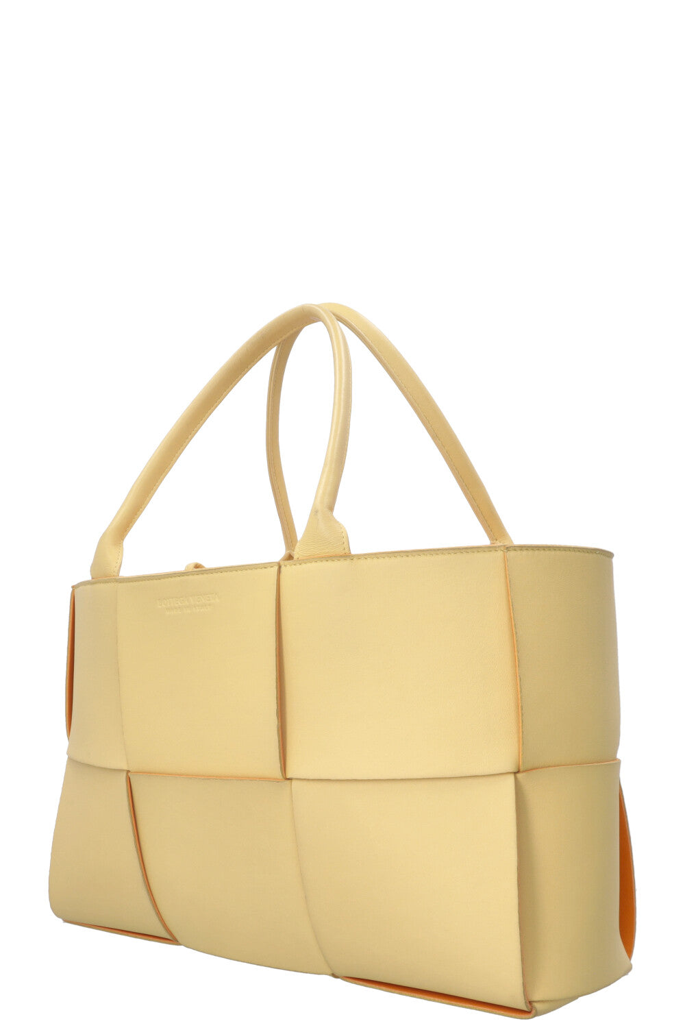 BOTTEGA VENETA Sac cabas Arco moyen jaune