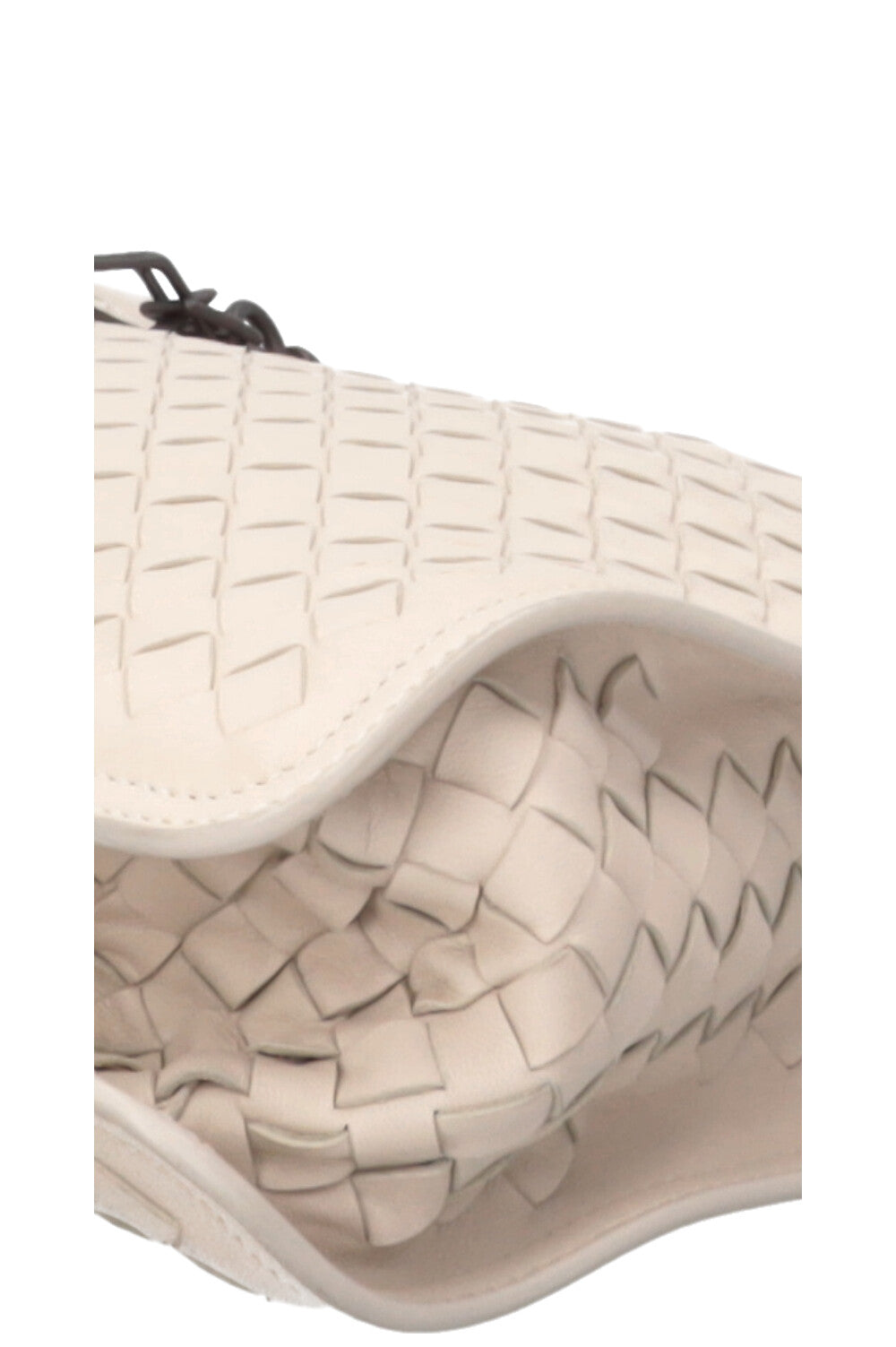 BOTTEGA VENETA Sac Beverly Intrecciato Ivoire