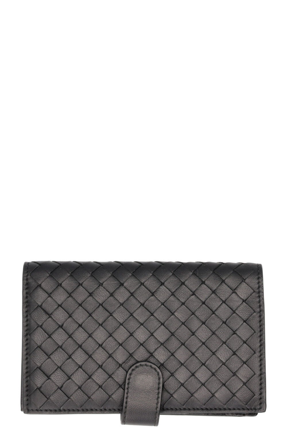 BOTTEGA VENETA Bi-Fold Intrecciato Wallet Black