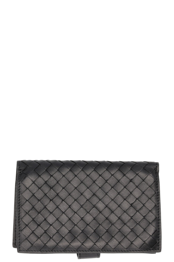 BOTTEGA VENETA Bi-Fold Intrecciato Wallet Black