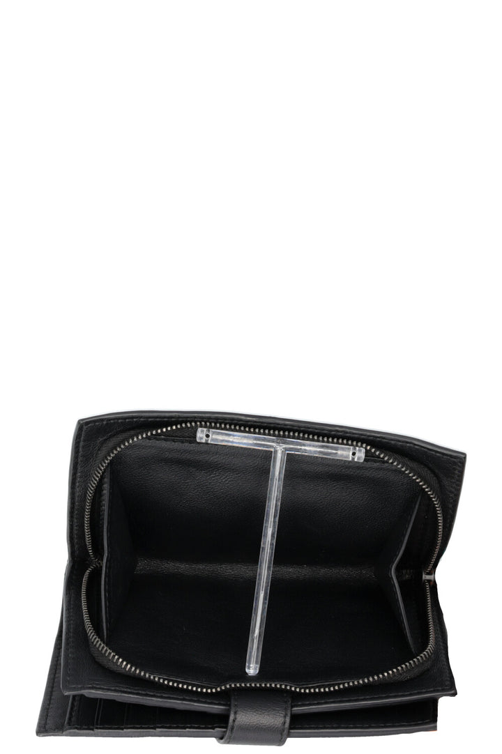 BOTTEGA VENETA Bi-Fold Intrecciato Wallet Black