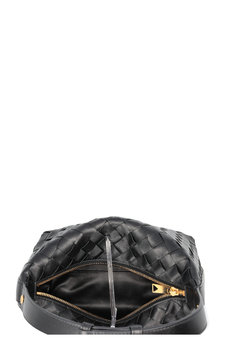 BOTTEGA VENETA Candy Wallace Wallace Intrecciato Leather Black