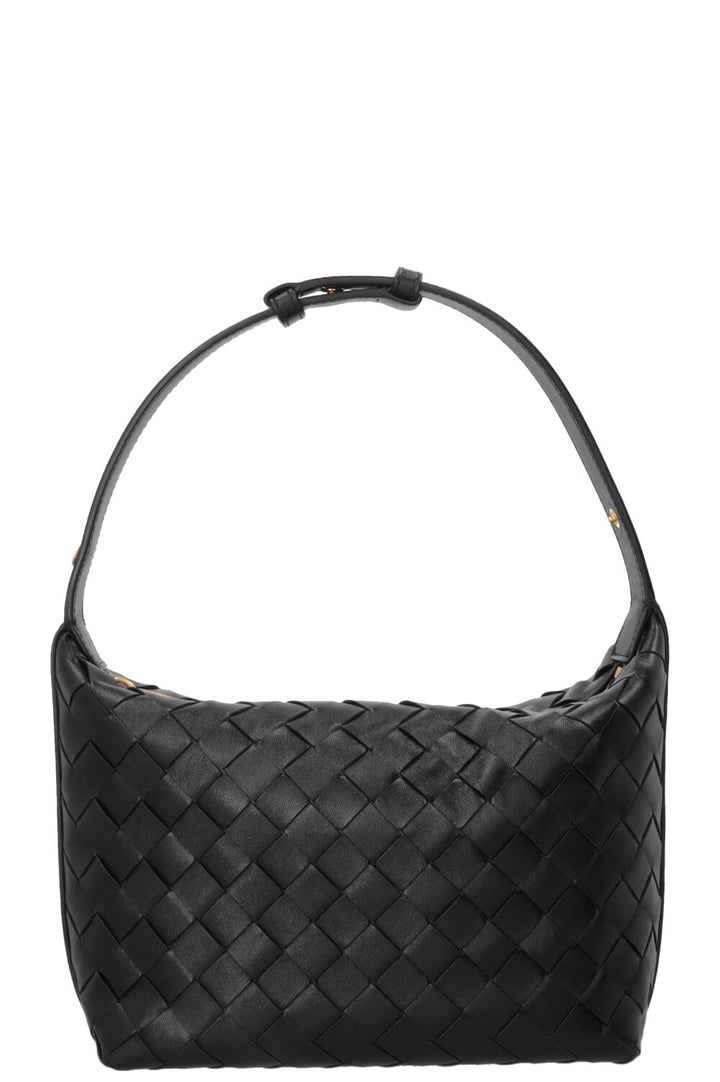 BOTTEGA VENETA Candy Wallace Wallace Intrecciato Leather Black