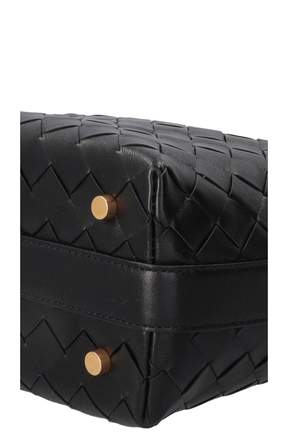 BOTTEGA VENETA Candy Wallace Wallace Intrecciato Leather Black
