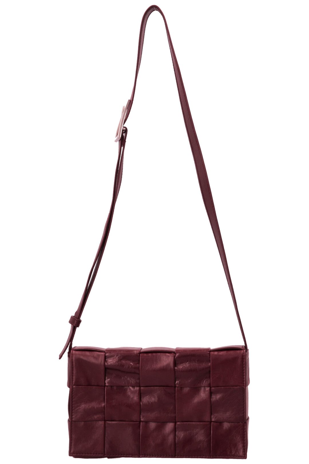 BOTTEGA VENETA Cassette Intrecciato Cuir Nylon Bourgogne