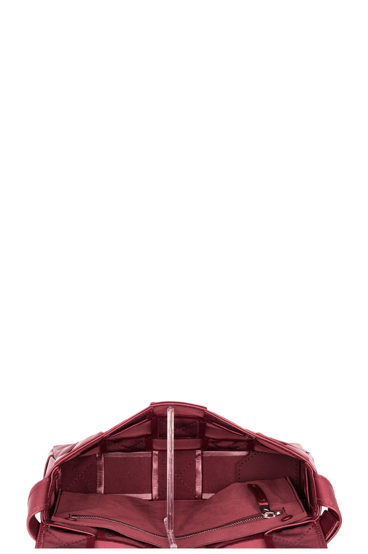 BOTTEGA VENETA Cassette Intrecciato Cuir Nylon Bourgogne
