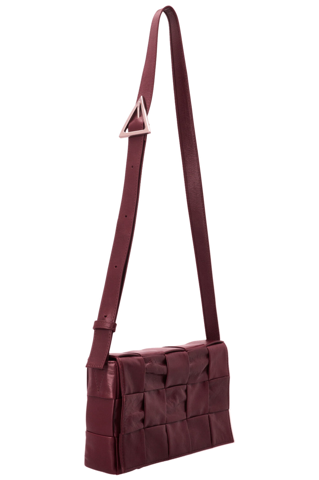 BOTTEGA VENETA Cassette Intrecciato Cuir Nylon Bourgogne