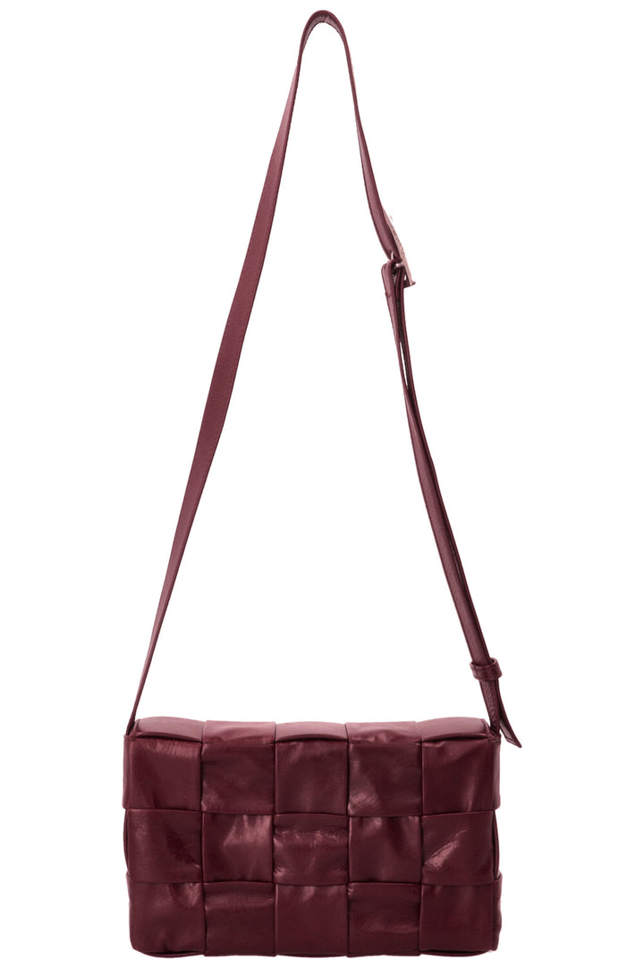 BOTTEGA VENETA Cassette Intrecciato Cuir Nylon Bourgogne