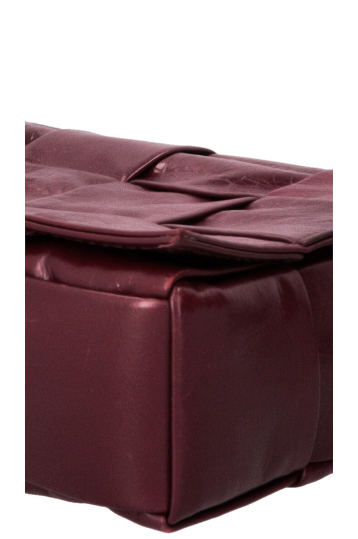 BOTTEGA VENETA Cassette Intrecciato Cuir Nylon Bourgogne
