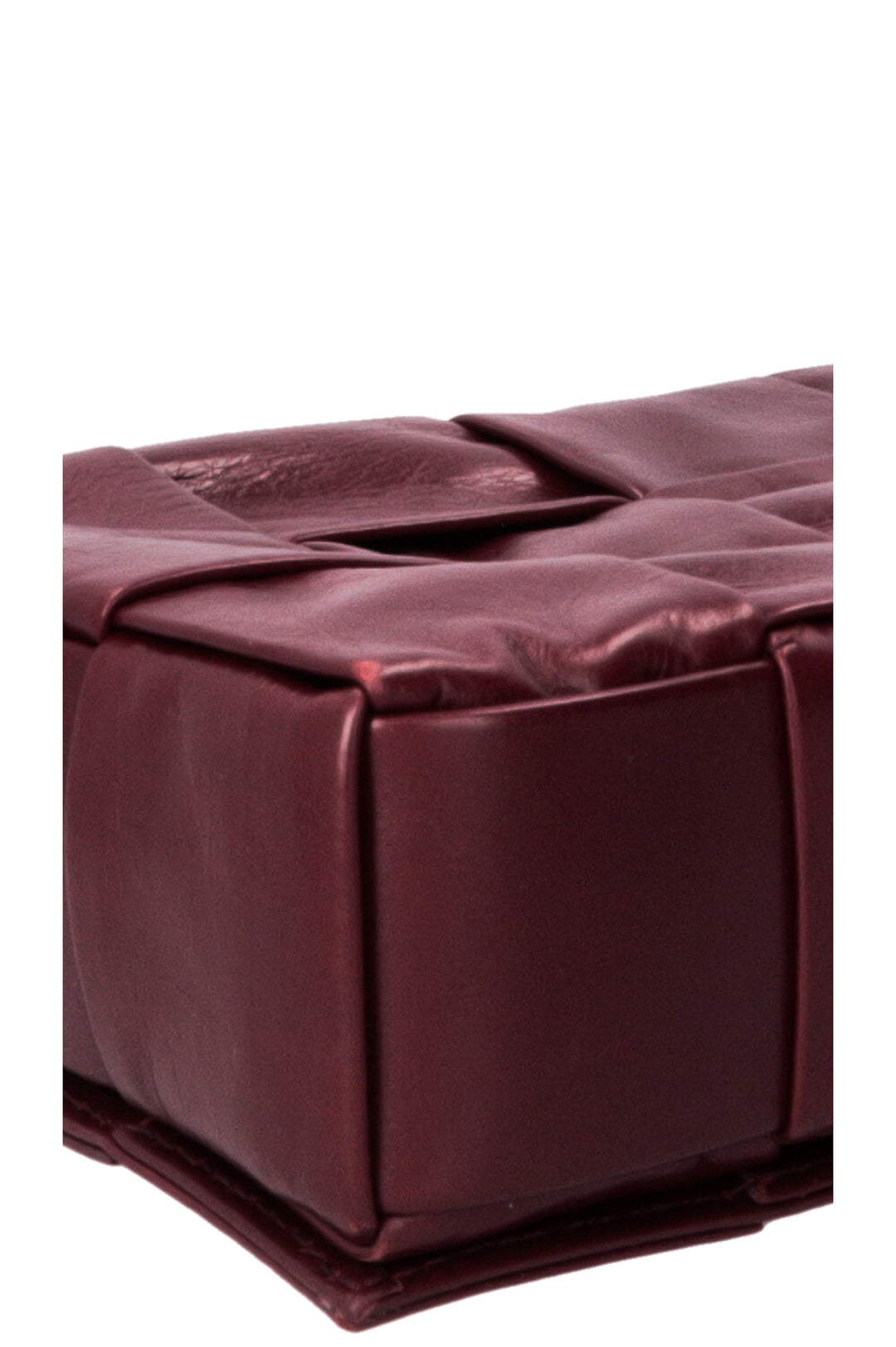 BOTTEGA VENETA Cassette Intrecciato Cuir Nylon Bourgogne