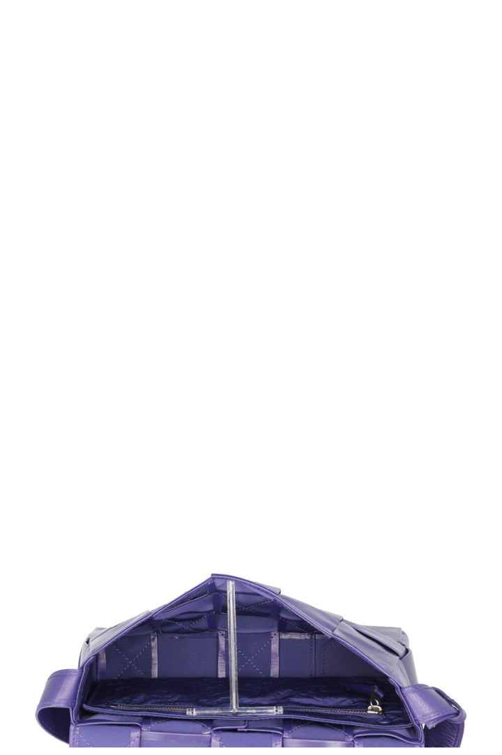 BOTTEGA VENETA Cassette Intrecciato Leather Nylon Purple