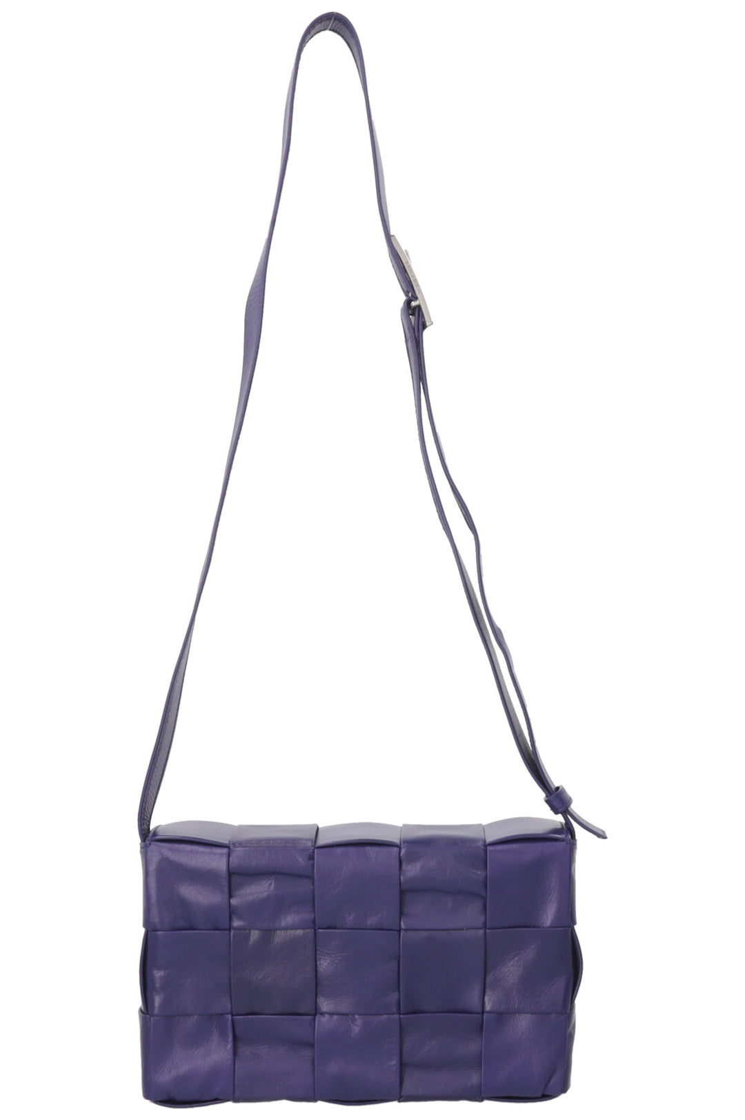 BOTTEGA VENETA Cassette Intrecciato Leather Nylon Purple