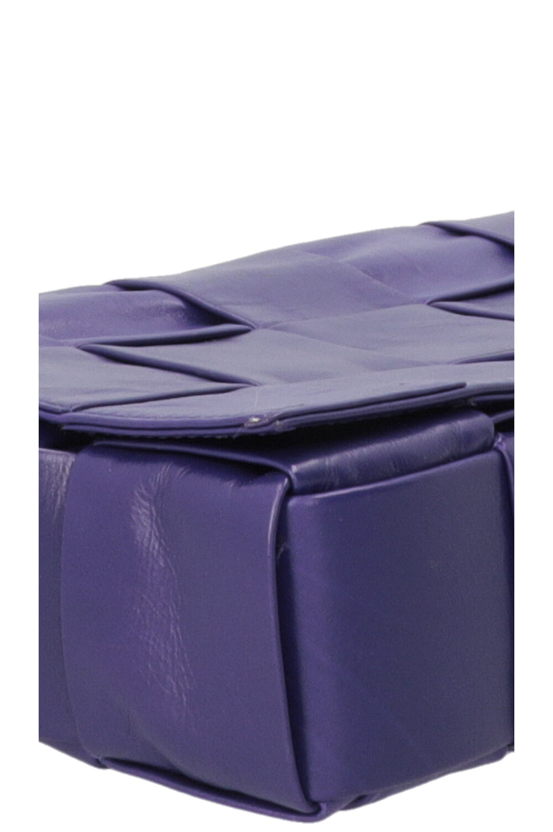 BOTTEGA VENETA Cassette Intrecciato Leather Nylon Purple