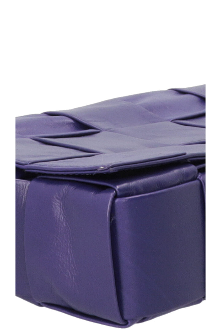 BOTTEGA VENETA Cassette Intrecciato Leather Nylon Purple