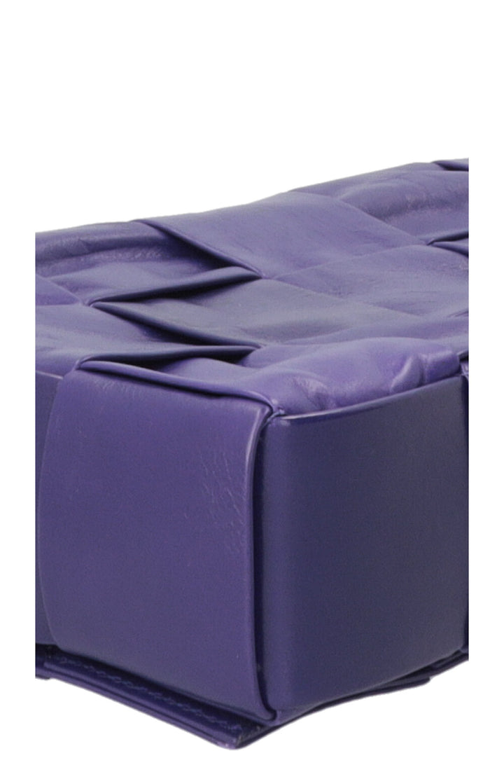 BOTTEGA VENETA Cassette Intrecciato Leather Nylon Purple