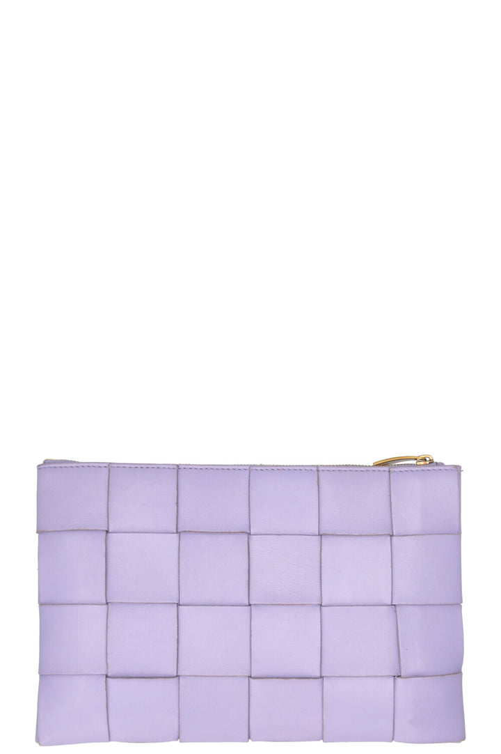Pochette Cassette BOTTEGA VENETA en cuir violet