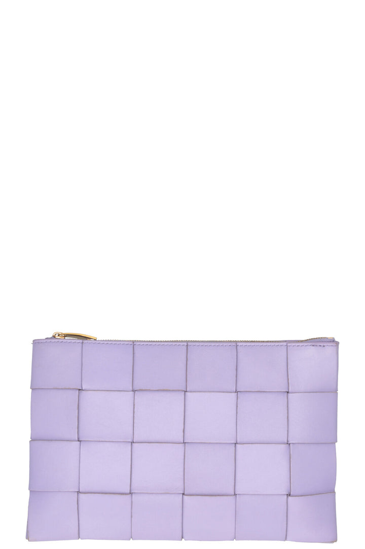 Pochette Cassette BOTTEGA VENETA en cuir violet