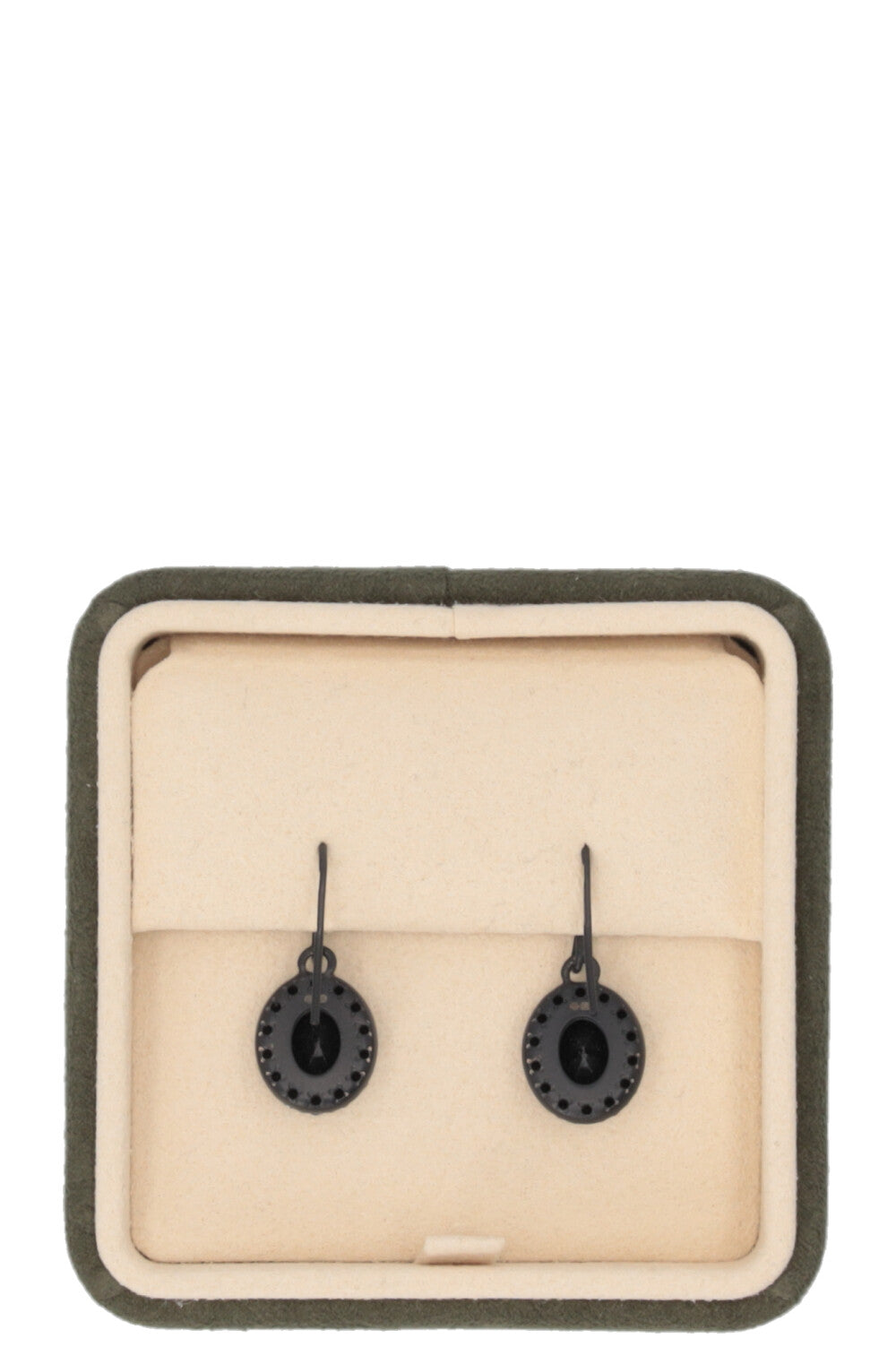 BOTTEGA VENETA Drop Crystal Earrings Black