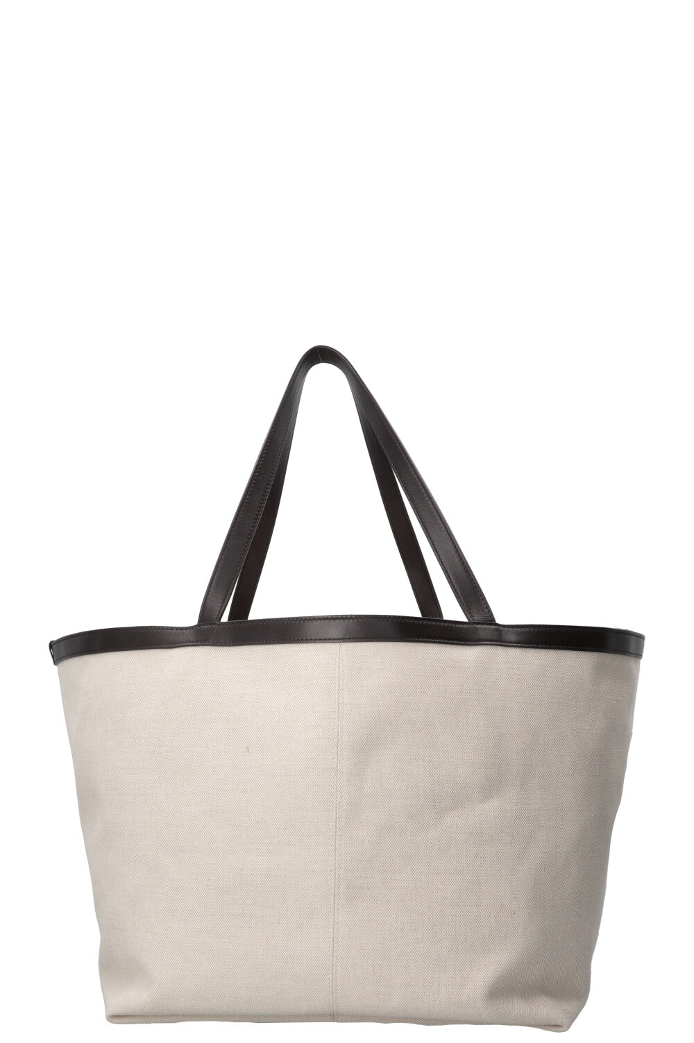 BOTTEGA VENETA Large Flip Flap Tote Canvas Off-White