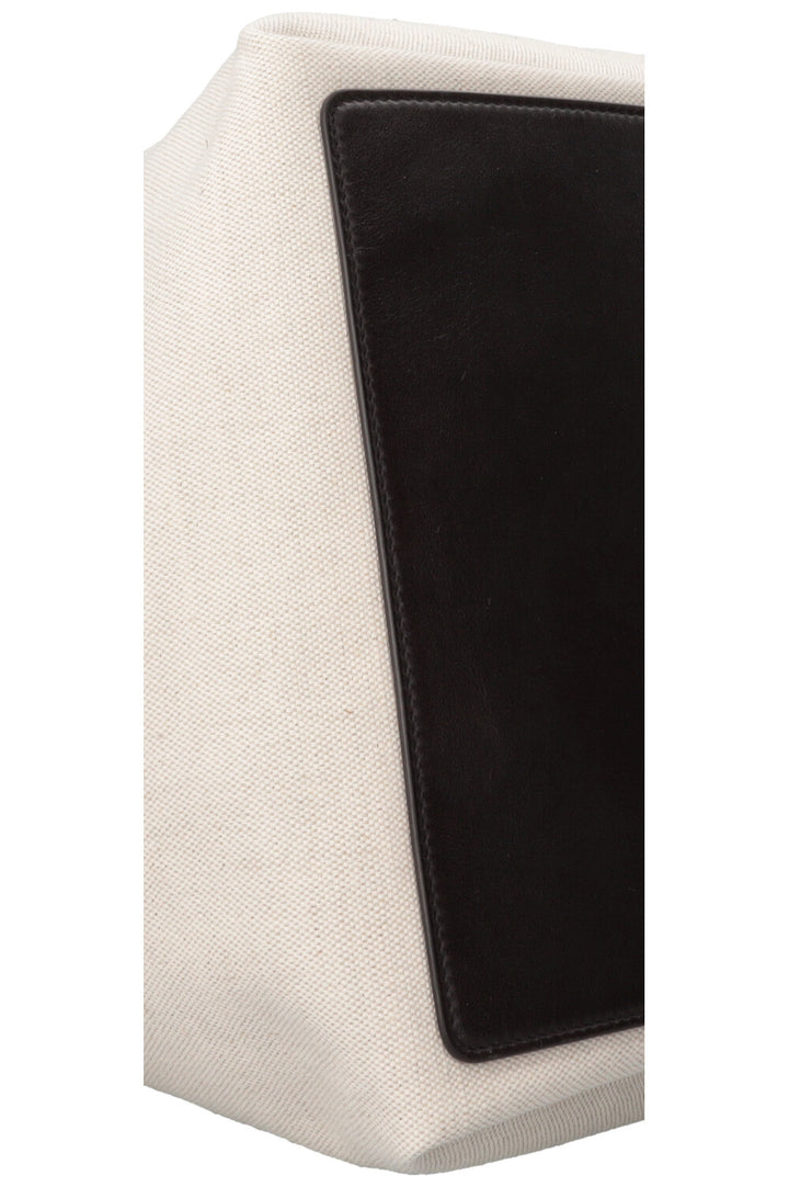BOTTEGA VENETA Large Flip Flap Tote Canvas Off-White