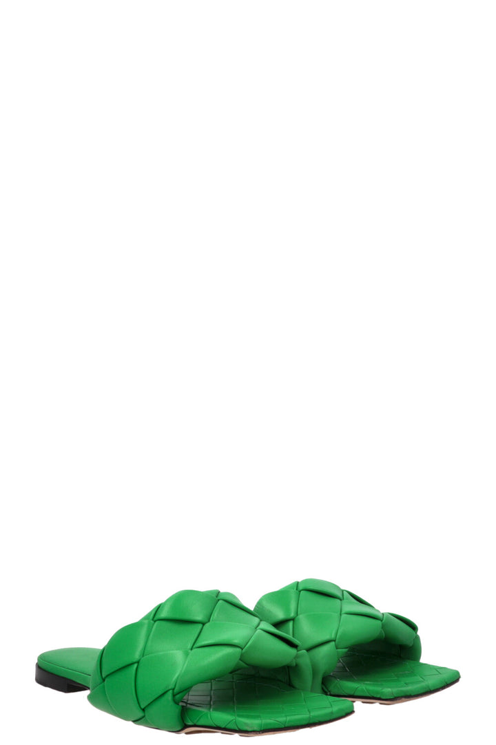 BOTTEGA VENETA Lido Flats Parakeet