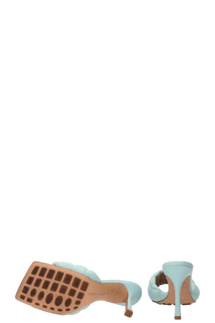 BOTTEGA VENETA Lido Heels Leather Blue