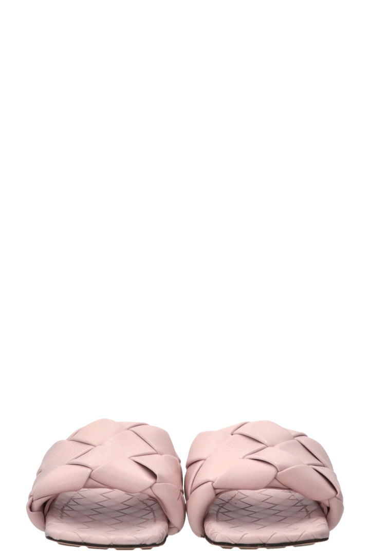 BOTTEGA VENETA Lido Sandals Leather Light Pink