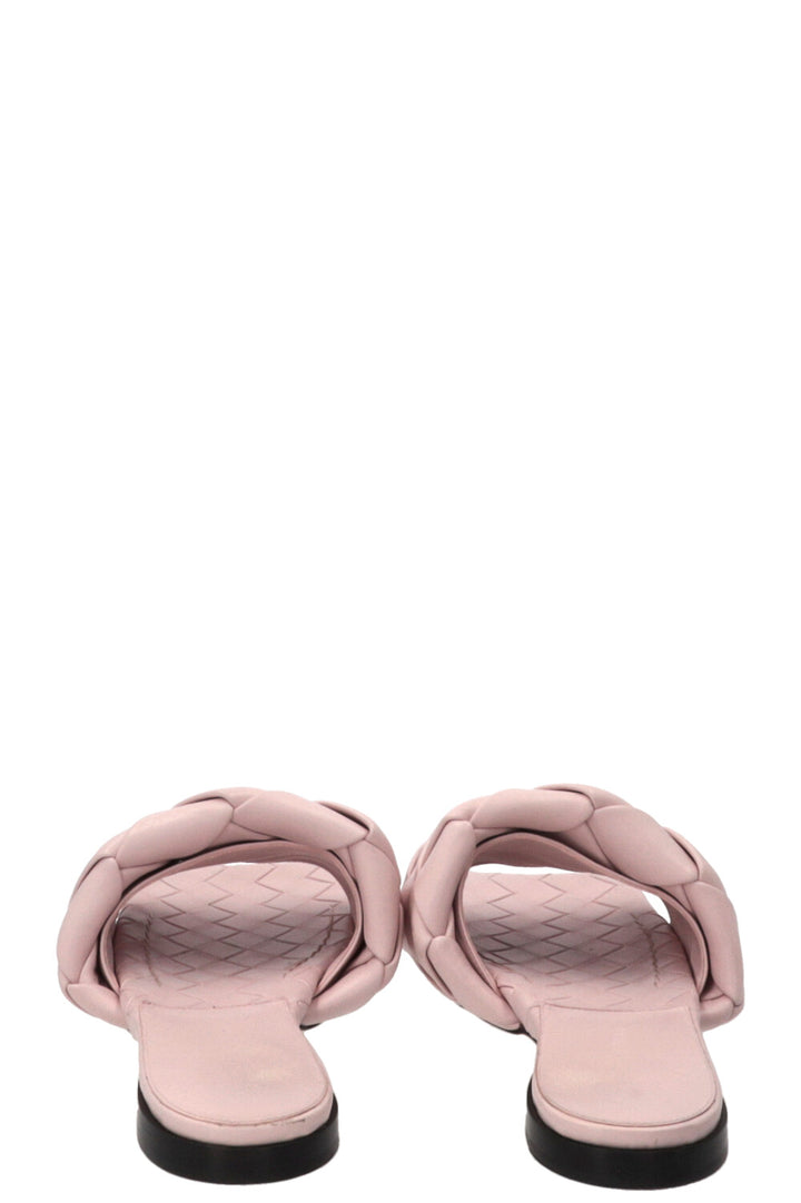 BOTTEGA VENETA Lido Sandals Leather Light Pink