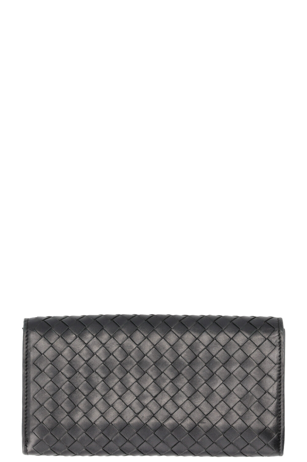 BOTTEGA VENETA Long Wallet Intrecciato Black