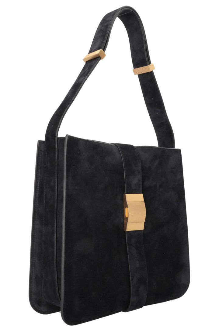 BOTTEGA VENETA Sac Marie en daim bleu marine