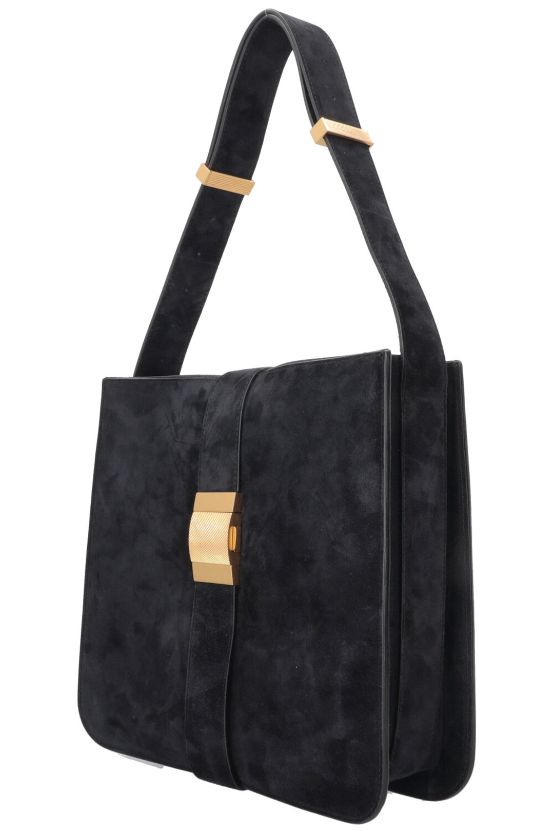 BOTTEGA VENETA Sac Marie en daim bleu marine