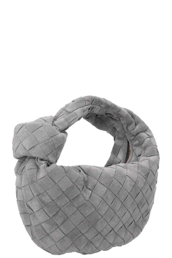 BOTTEGA VENETA Mini Jodie Intrecciato Daim Gris