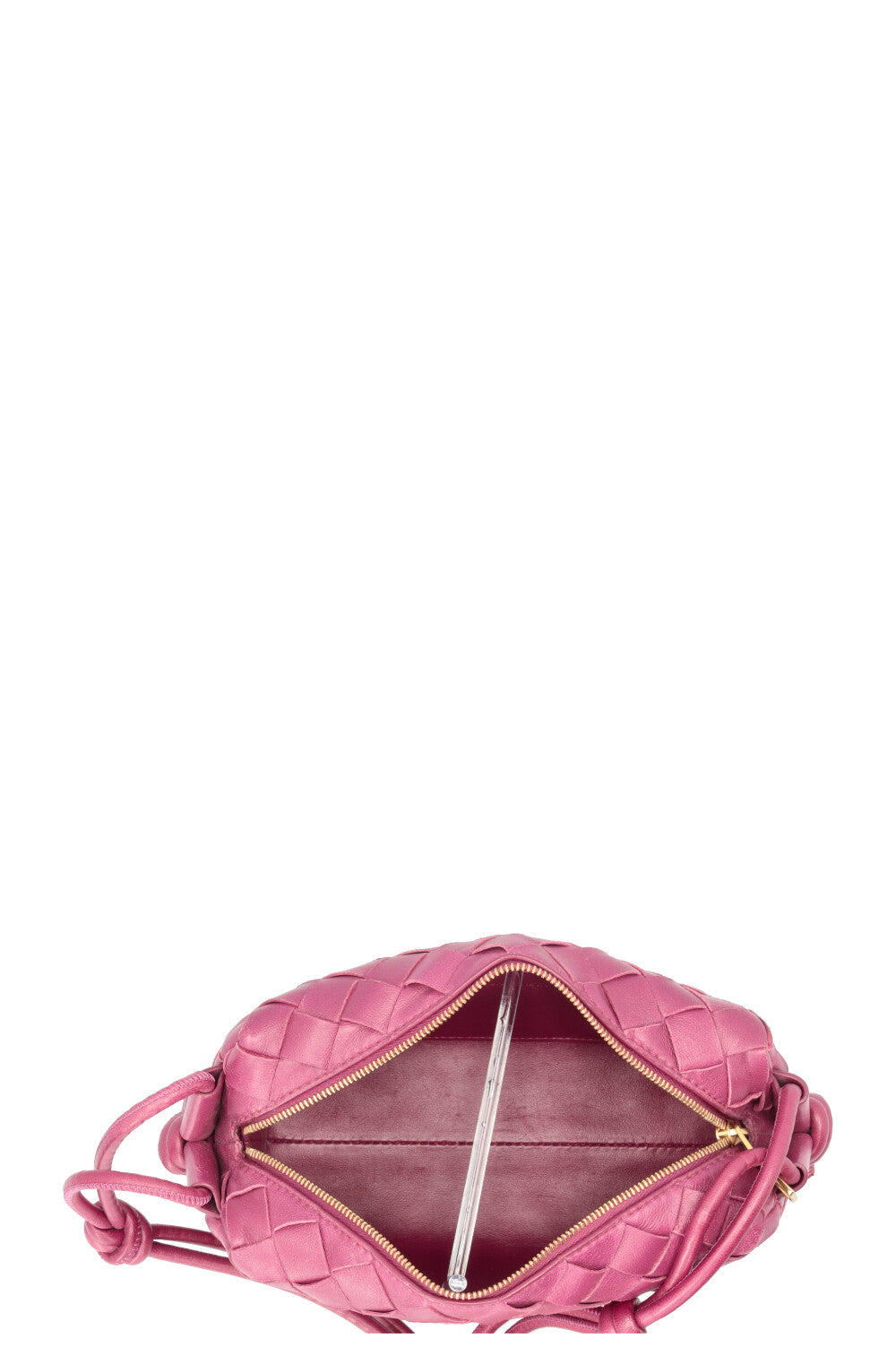 BOTTEGA VENETA Mini Loop Camera Bag Leather Pink