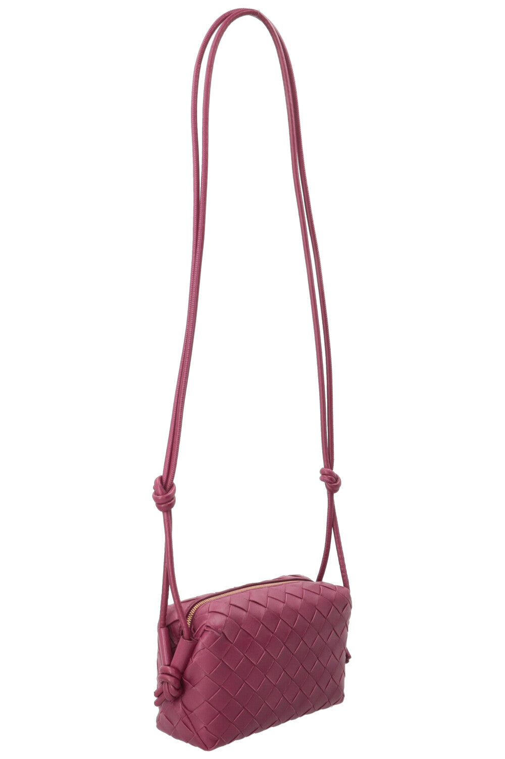 BOTTEGA VENETA Mini Loop Camera Bag Leather Pink