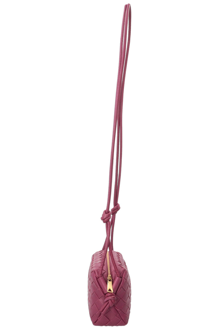 BOTTEGA VENETA Mini Loop Camera Bag Leather Pink