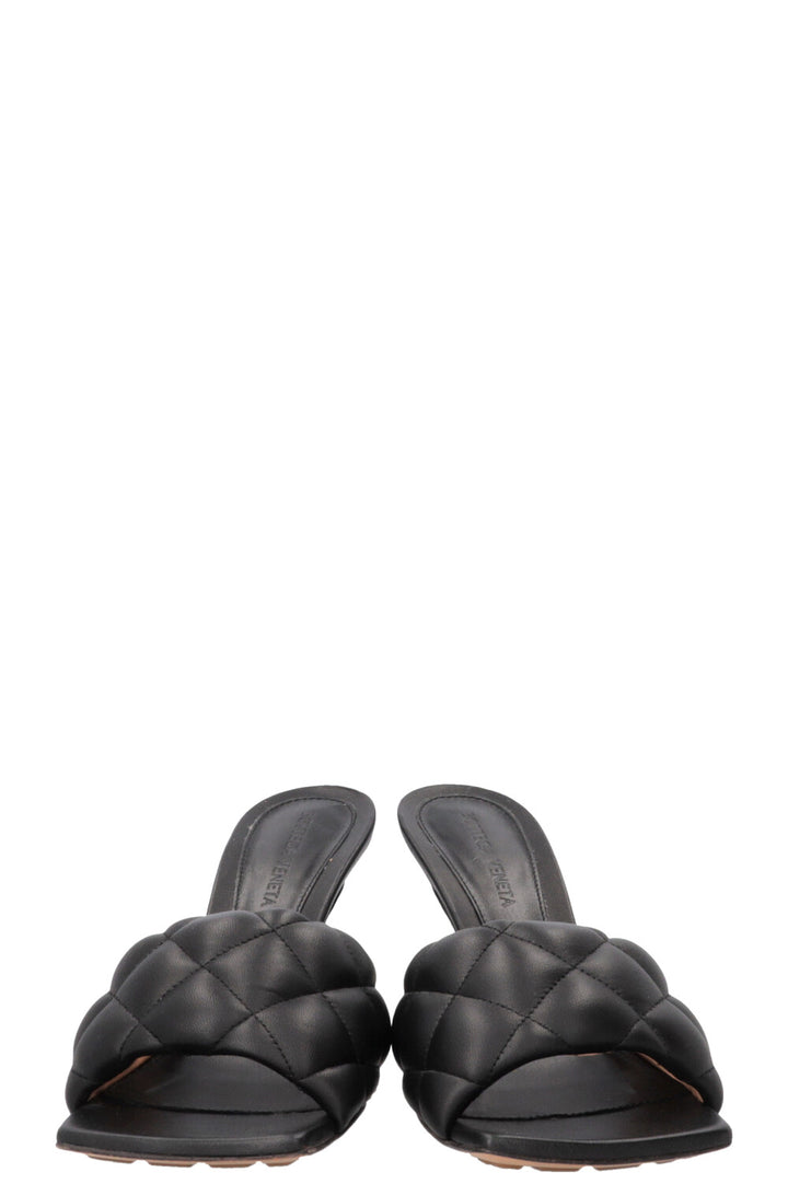 BOTTEGA VENETA Padded Mules Leather Black