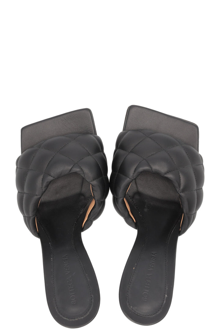 BOTTEGA VENETA Padded Mules Leather Black