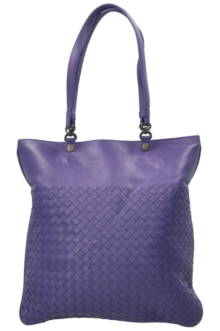 BOTTEGA VENETA Intrecciato Shopping Tote Purple