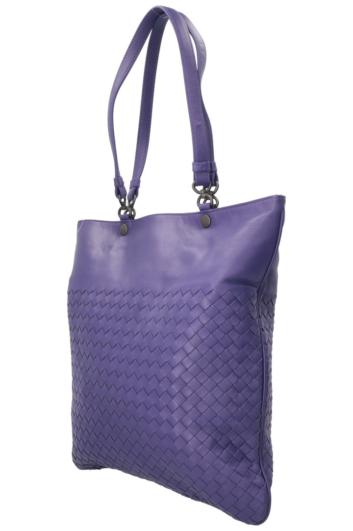 BOTTEGA VENETA Intrecciato Shopping Tote Purple