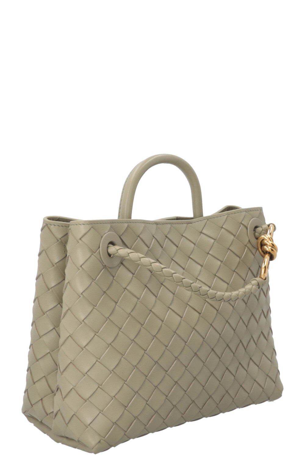 BOTTEGA VENETA Small Andiamo Tote Leather Sage