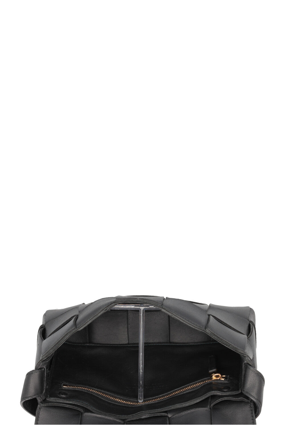 BOTTEGA VENETA Small Intrecciato Cassette Bag Leather Black