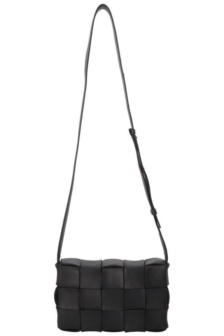 BOTTEGA VENETA Small Intrecciato Cassette Bag Leather Black