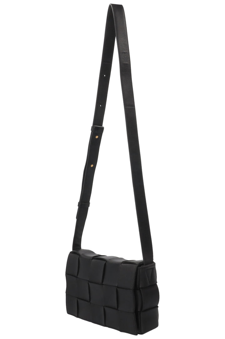 BOTTEGA VENETA Small Intrecciato Cassette Bag Leather Black