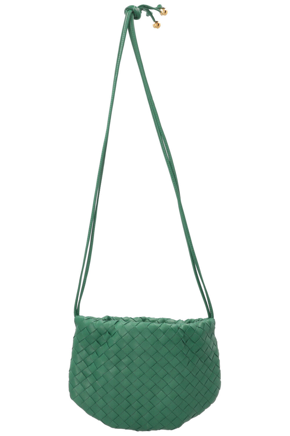 BOTTEGA VENETA The Mini Bulb Crossbody Bag Leather Parakeet