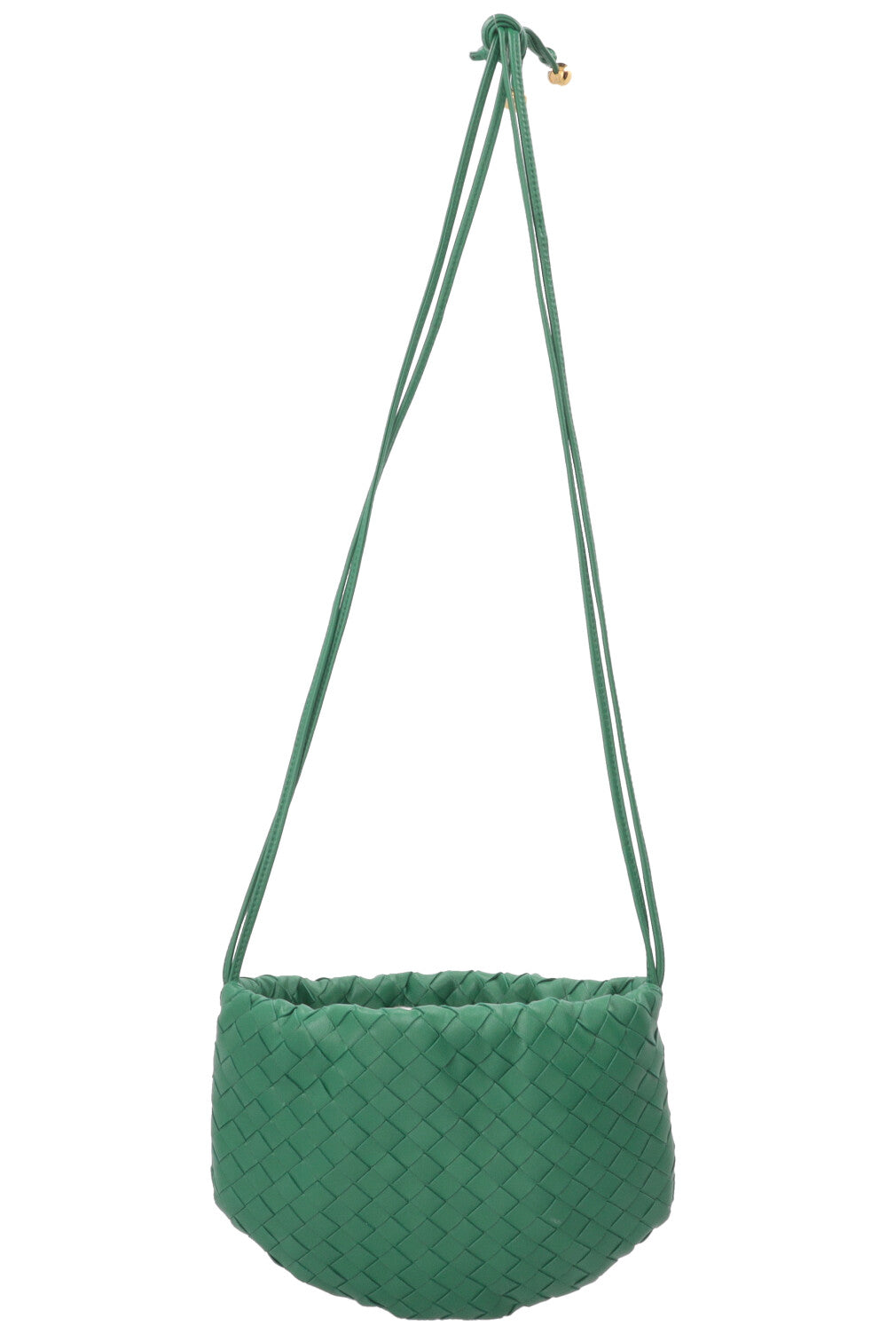BOTTEGA VENETA The Mini Bulb Crossbody Bag Leather Parakeet